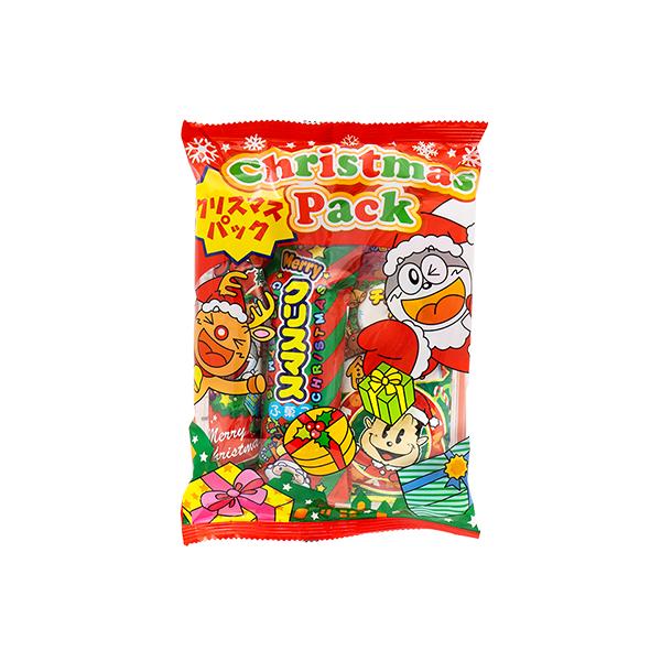 うまい棒のメーカー、やおきんがクリスマス用として駄菓子を詰め合わせたセットです。※商品の内容、パッケージ柄は時期により、予告なく変更される場合があります。【外装サイズ】縦23ｃｍ　横15ｃｍ　厚さ3ｃｍ&lt;br&gt;&lt;br&gt...
