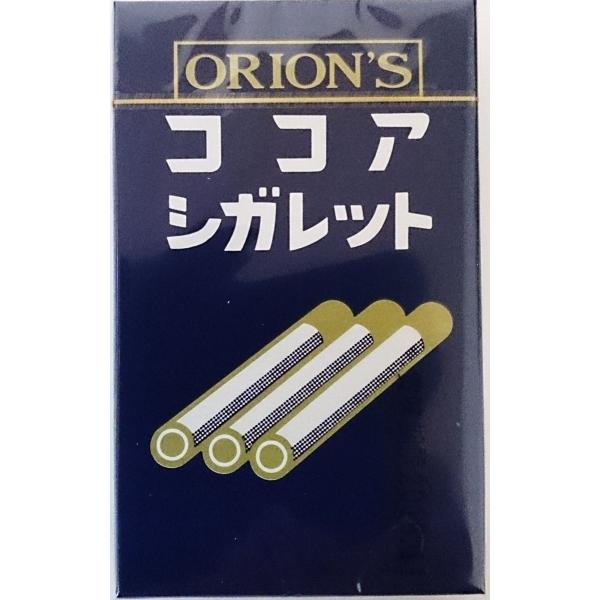 ＜ココアシガレット　６本入×３０個　オリオン(株)＞　中身1個あたりの大きさ：縦7.8ｃｍ×横4.8ｃｍ×厚さ1.6ｃｍ　賞味期限は180日以上ある商品をご用意します。【送料の目安】　当商品のみの場合、重さ的に数量32（960個）まで　送料...