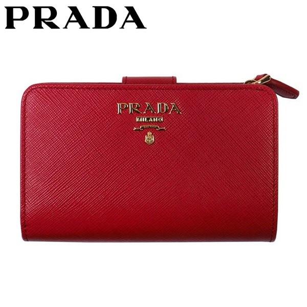 プラダ Prada 財布 レディス財布 コンパクト財布 レッド サフィアーノレザー 1mh225 Qwa Saffiano Metal イタリー製 ギフト プレゼント 誕生日 人気品 1ml225 Qwa F068z Shop Gto 通販 Yahoo ショッピング