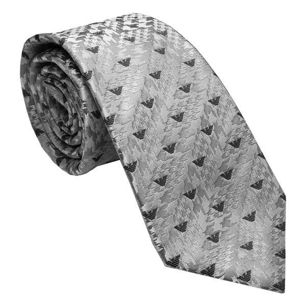 エンポリオ・アルマーニ ネクタイ アルジェント シルバー イタリー製