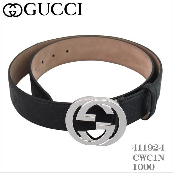 グッチ メンズベルト ｇｇレザーベルト インターロッキングｇバックル レザー ブラック 90 85 95cm ギフト プレゼント クリスマス 誕生日 Purrworld Com