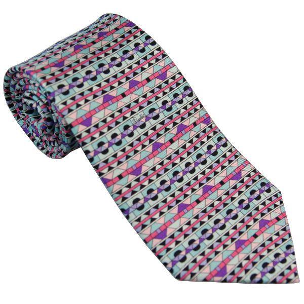 エミリオ プッチ EMILIO PUCCI 紳士ネクタイ necktie シルク100％ イタリー製 p8014x7 ギフト プレゼント 贈答品 記念品