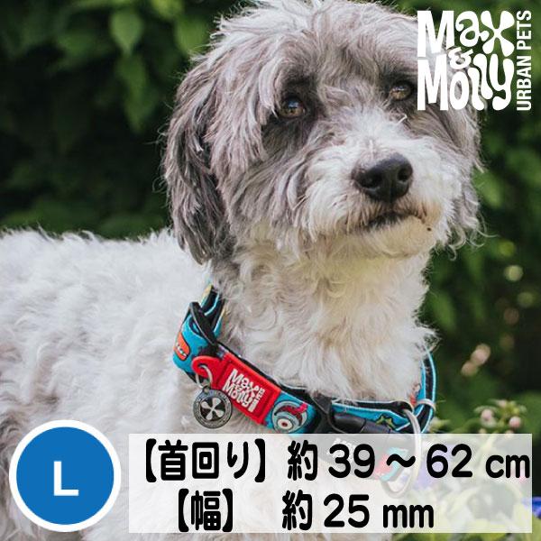 在庫限り 犬 首輪 デジタル迷子札付き Max&Molly オリジナルギア