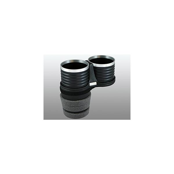 【代引不可】【メーカー直送品】ALCABO (アルカボ)　マツダ デミオ 用ドリンクホルダー ブラック/リング カップ タイプ AL-B112BS