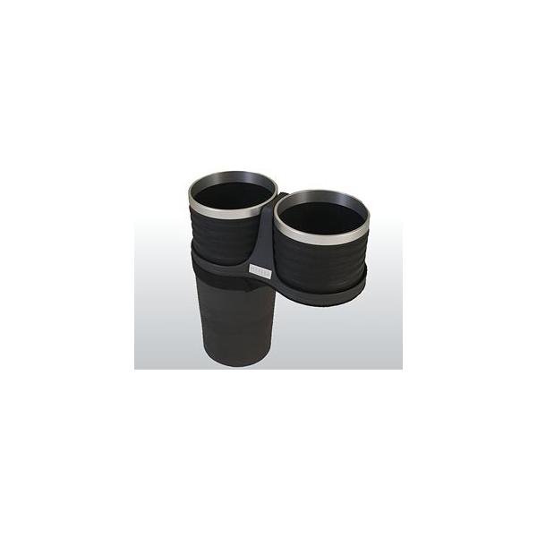 【メーカー直送品】アルカボ ドリンクホルダー ブラック/リング AL-T107BS アウディＡ３/Ｓ３/ＲＳ３ スポーツバック/セダン（8Ｖ）2012年〜 右/