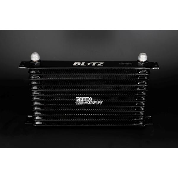 BLITZ ブラックオイルクーラー [10430] コアタイプE #10 12段 ブラックオイルクーラー本体 コアタイプE #10 12段