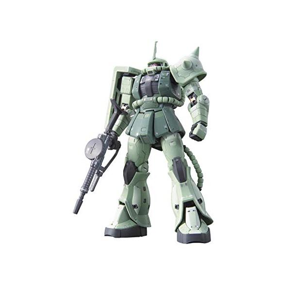 RG 機動戦士ガンダム MS-06F 量産型ザク 1/144スケール 色分け RG 機動戦士ガンダム MS-06F 量産型ザク 1/144スケール 色分け