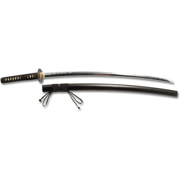 「商品情報」商品紹介全長:105cm刃渡り:72cm重量:900g (鞘を抜いて)刀身材質:亜鉛合金柄:木(純綿巻き)鞘:木付属品:紫刀袋付安全警告理由なく携帯しないで下さい。「主な仕様」居合練習刀