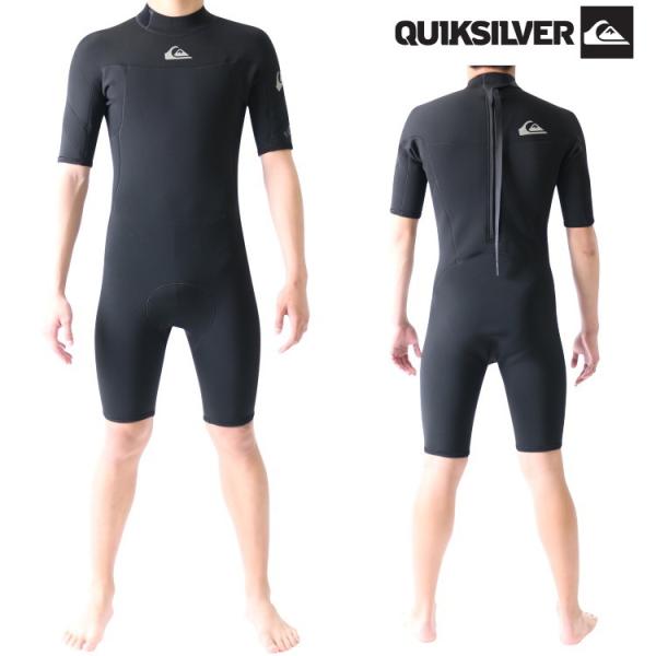 Quiksilver スプリングウェットスーツ グレー/ブラック Quiksilver（クイックシルバー）の「QUIKSILVER/クイック