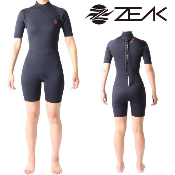 ZEAK(ジーク) ウェットスーツ レディース スプリング (3×2mm) ウエットスーツ サーフィンウエットスーツ ZEAK WETSUITS