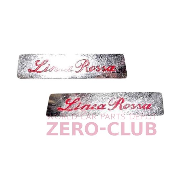 ま アルファロメオ156用 純正エンブレム 2枚 LineaRossa』【1327-35176