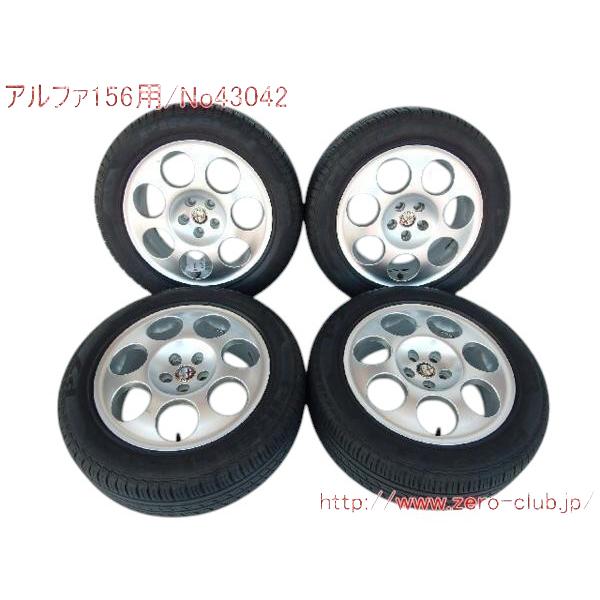 アルファロメオ156,147,GT等 純正アルミホイール 6.5J-16 +41.5 5H-98
