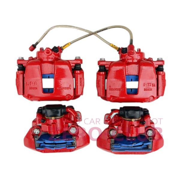 プジョー206 RC用 純正 ブレーキキャリパー 1台分 レッド塗装