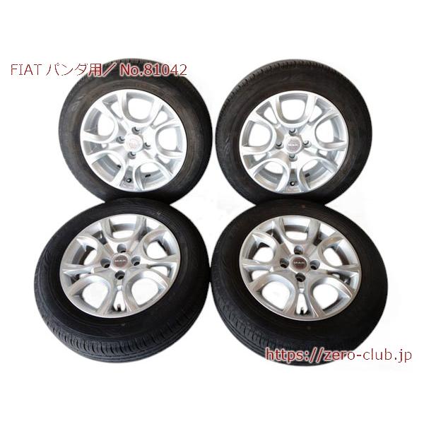 FIATパンダ3等 社外/アルミ MAK TORINO 5.5J-14 ＋354H-98 シルバー 