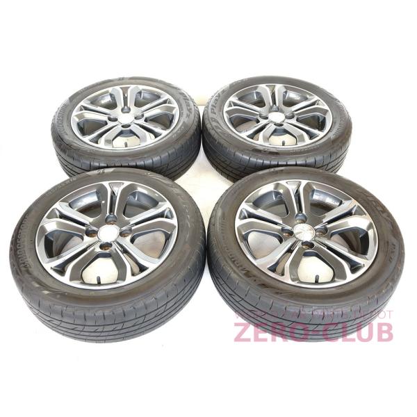 プジョー208等/純正 アルミホイール 6.0-16 +23 4H-108 ガンメタ