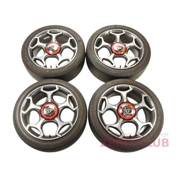 abarth punt evo アバルト プント エボ 純正ホイール4本 ABARTH プントエヴォ用/純正 アルミホイール 7.0J-17 +39 4H-100 215