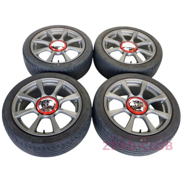 ABARTH 500 595用/純正 アルミホイール 6.5J-16 +35 4H-98 ガンメタ