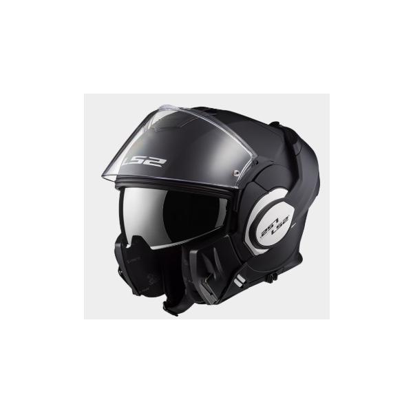VALIANT（バリアント）システムヘルメット マットブラック Mサイズ LS2（エルエス2）
