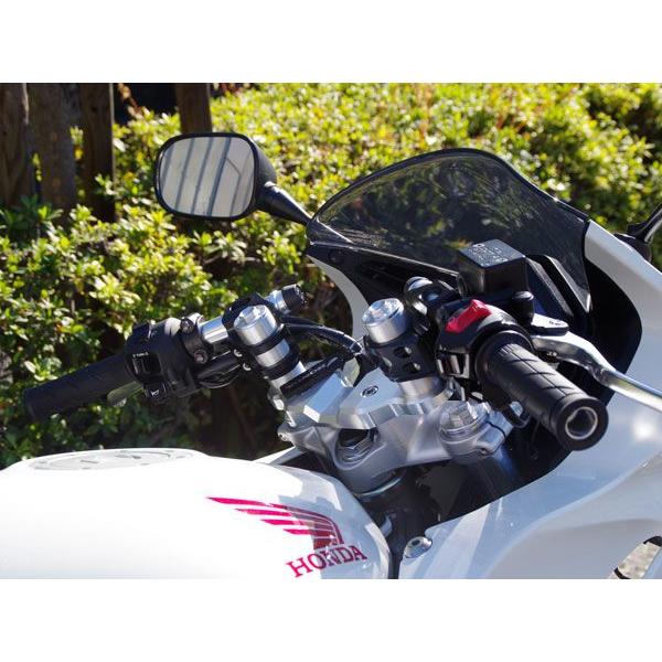 VTR・VTR-F（JBK-MC33） アジャスタブルセパレートハンドル シルバー