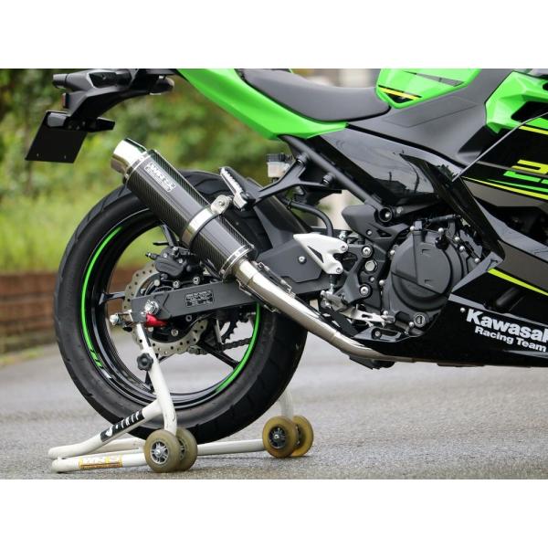 Ninja250 ニンジャ 18年 フルエキゾーストマフラー マフラー ラウンドタイプ カーボンサイレンサー仕様 Wrs ダブルアールズ バイク W10 Sc4270jm バイク用品 パーツのゼロカスタム