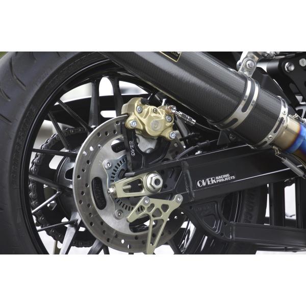 Z900RS リアキャリパーサポート ブレンボ2P用 ブラック OVER