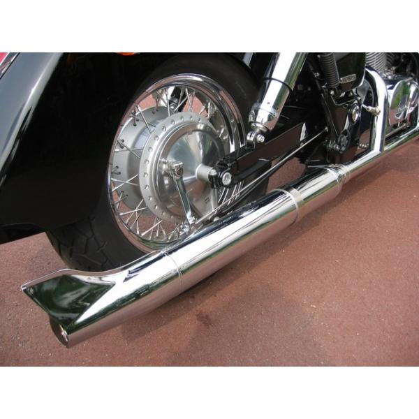 特価商品売れ筋 クラシック2in1マフラー フィッシュ マフラー Kentec ケンテック シャドウ750 08年 ファントム日本未入荷