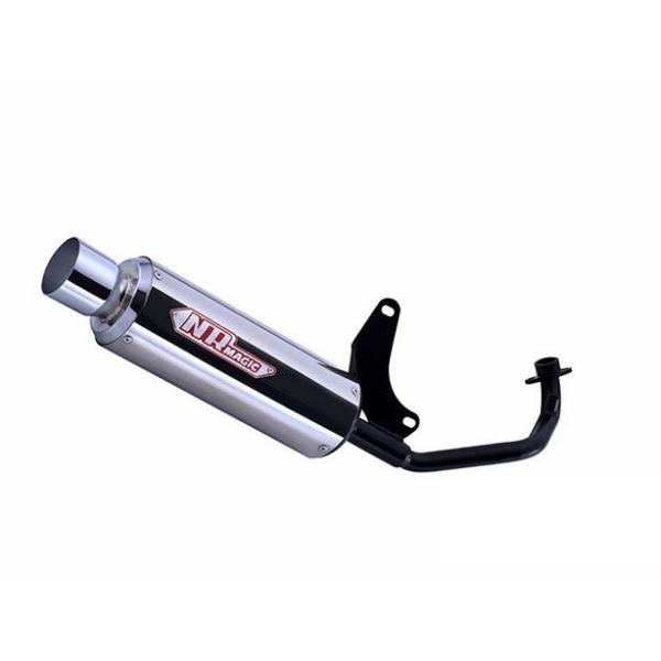 NRマジック V-SHOCK Z オプション:サイレント仕様 MVZ000-S12004 NR MAGIC マフラー本体 バイク アドレス110 パーツ NR MAGIC(NRマジック) バイク カスタムマフラー V-SHOCK Z ストリートマジック110 チャンバー