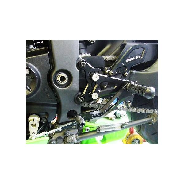 Step バックステップ 6ポジション Special ジュラルミン ブラックアルマイト仕様 Zx 6r 09 Striker ストライカー Kit Striker ストライカー S16 Ss 2110b バイク用品 パーツのゼロカスタム ブラックアルマイト仕様 Striker