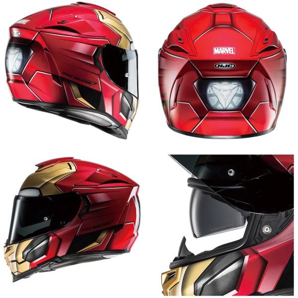 Hjh139 Marvel Rpha ホームカミング 70 フルフェイスヘルメット Sサイズ アイアンマン バイク ホームカミング Sサイズ Hjc H16 Hjh139re01s バイク用品 パーツのゼロカスタム