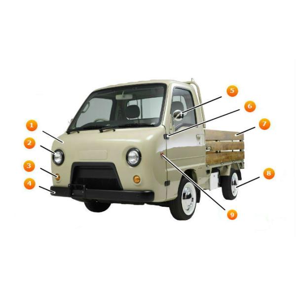 ワズトラック スバル サンバー TT1 TT2 フロントフェイス チェンジ 6点