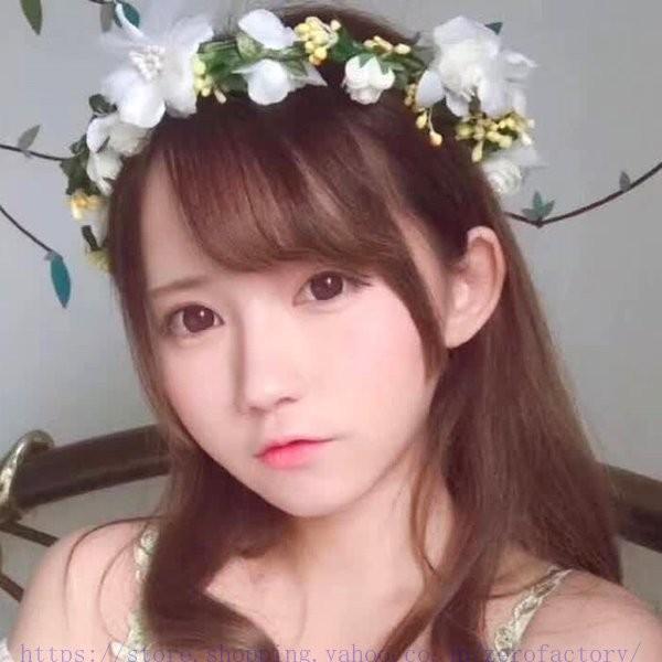 花冠 ウェディング カチューシャ 森ガール ひまわり 花かんむり 安い 髪飾り ブライダル 花輪 フェス 造花手作り ビーチ 旅行 リゾート 結婚式 カラバリ Dejapan 手数料０円で日本の商品を購買代行 落札代行