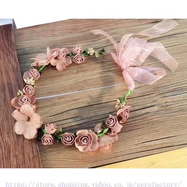 花冠 ウェディング カチューシャ 森ガール ひまわり 花かんむり 安い 髪飾り ブライダル 花輪 フェス 造花手作り ビーチ 旅行 リゾート 結婚式 カラバリ Dejapan 手数料０円で日本の商品を購買代行 落札代行