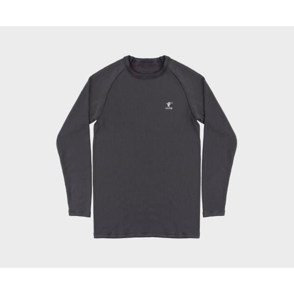 アンダーウェア メンズ レディース 機能性インナー 長袖 クルーネック 軽暖 ヒートラブライト「リブニットロングスリーブ」ILLLOLO イルローロ イオンスポーツ