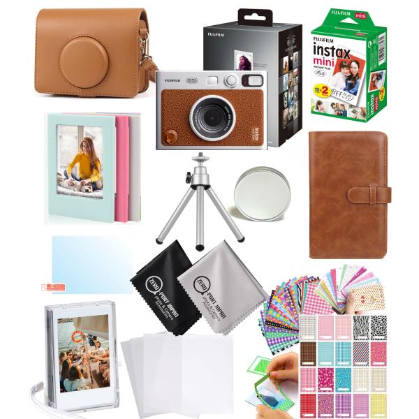 ・FUJIFILM チェキ Evo ハイブリッドインスタントカメラ を始めINSTAX MINIチェキフィルム（20枚入り）、カメラケース（互換品）等 チェキカメラ EVO カメラに関連したアクセサリー12点セットです。・カメラケースとアル...
