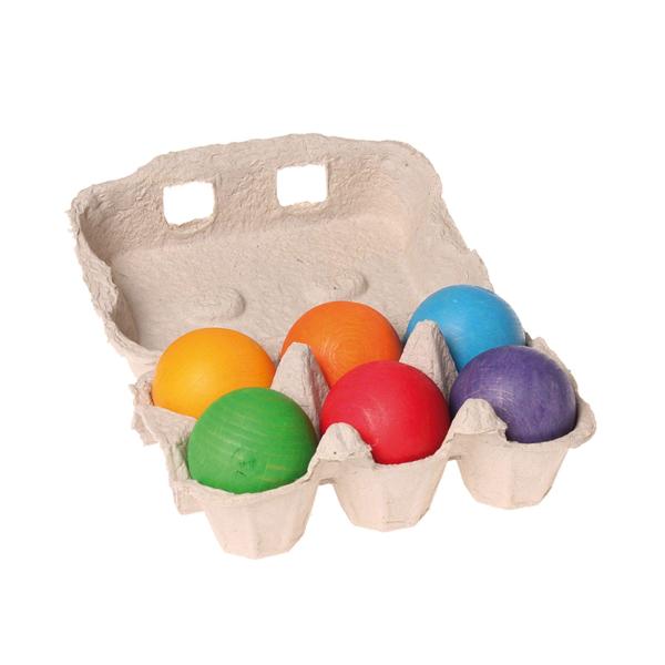 他サイト： グリムス 木玉６色セット（GM10239）の商品画像