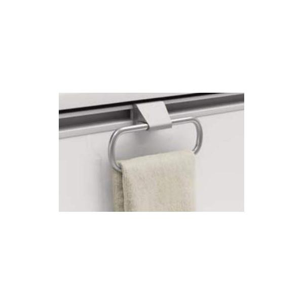 タカラスタンダード レール引手用タオルハンガー TKタオルリングKIC 41893717 シルバー 金属