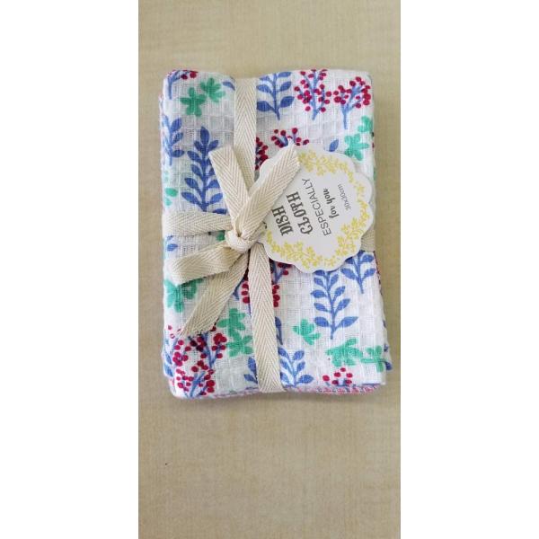 【商品概要】2枚組/液温は40 ℃を限度とし、洗濯機で非常に弱い処理が出来る【商品説明】【商品詳細】ブランド：レップ(Rep)商品種別：キッチンクロス商品名：レップ(Rep) ふきん フォイユ ディッシュクロス 2枚入り ブルー 30x30...