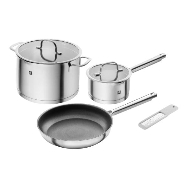 ZWILLING トゥルーフロー 鍋・フライパンセット 4-個 18/10 SST