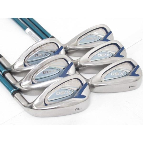 [0107]女性用 ダンロップ ゼクシオ アイアン 2022 Blue　MP1200L(A)　6本セット　（1507）