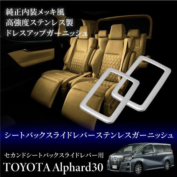 アルファード30系 シート バックスライドレバー ガーニッシュ 左右 ステンレス 半艶消しシルバー あすつく対応 515 515 Kross Link 通販 Yahoo ショッピング