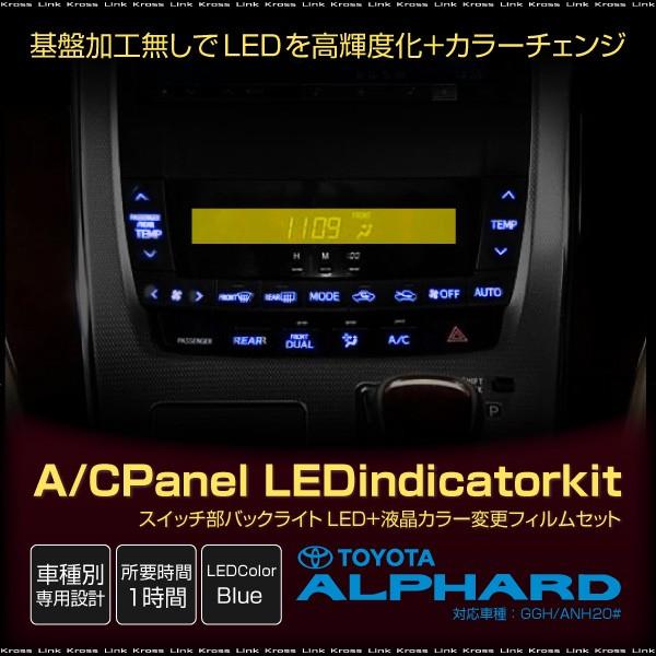 アルファード 20系 前期 後期 インジケーター LEDカラーチェンジ