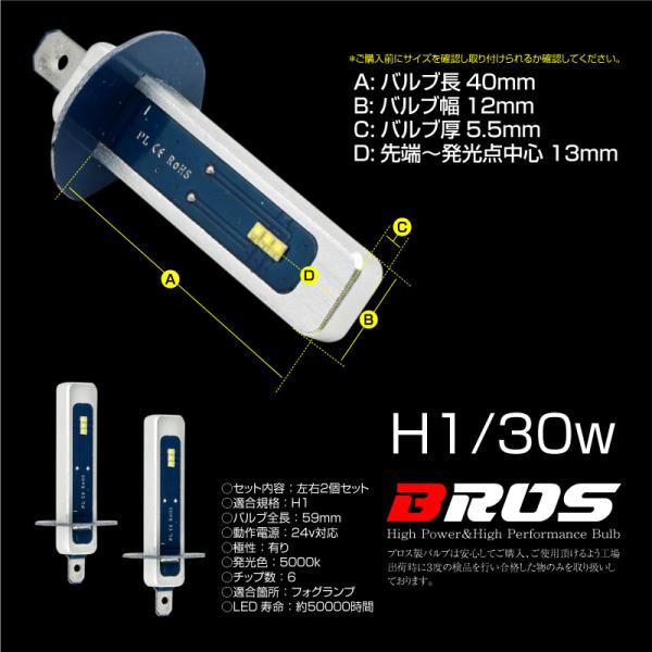 フォグランプ H1 H3 Led バルブ 30w 5000k 12v 24v 2個 ホワイト 白 フォグライト 普通車 大型車 トラック 汎用 送料無料 A622 Buyee Buyee Japanese Proxy Service Buy From Japan Bot Online