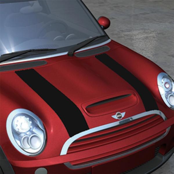 MINI(ミニ) R52S/R53 ボンネットストライプ クーパーライン カーボン 