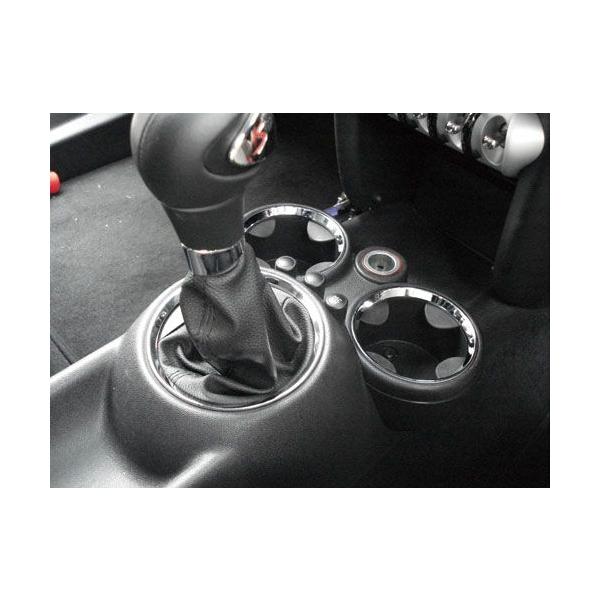 MINI(ミニ)R55/R56/R57/R58/R59/R59 シフトゲート クロームリング MT用