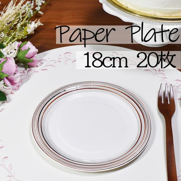 【サイズ・枚数】直径約18cm・20枚入り【安全】輸入時に厚生労働省の定める食品衛生法等の安全性を検査済み【材質】パルプ【内面加工】ポリプロピレン表面には耐水・耐油加工を施しておりますので、パルプ100％の紙皿と比べ水分や油分が染みにくいこ...