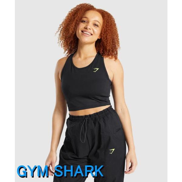 ジムシャーク タンクトップ レディース スポーツ クロップ丈 タンクトップレーサーバック パルス クロップド タンクトップ フィジーク レディース タンク H Gswt1451 Zf Style 通販 Yahoo ショッピング