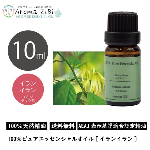 イランイラン 10ml エッセンシャルオイル アロマ 精油 AEAJ表示基準適合認定精油