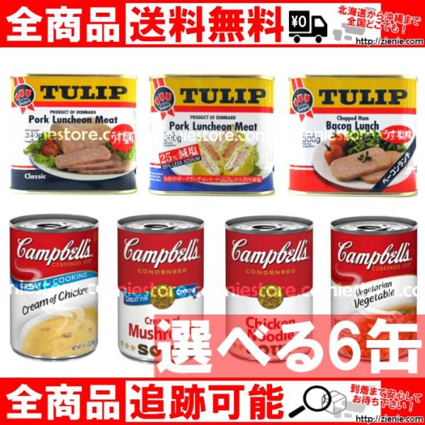 Tulip チューリップ 3種 Campbell S キャンベル 4種 選べる6缶 沖縄 土産 送料無料 Buyee Buyee Japanese Proxy Service Buy From Japan Bot Online