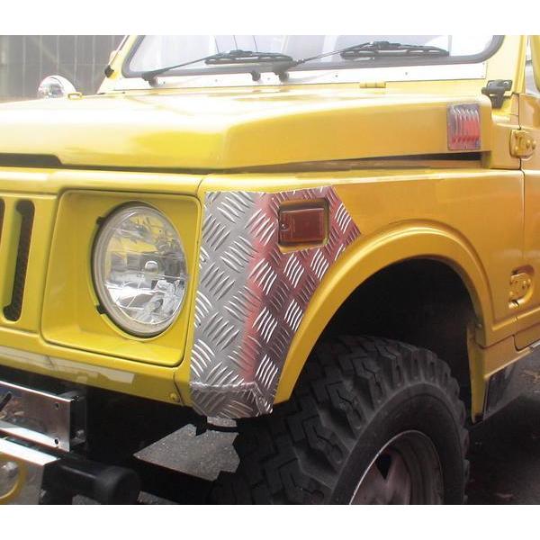 ジムニーJA11 フロントコーナーガード ジムニー用フロントコーナーガード Type2 JA11SJ30JA71 : シートメタル