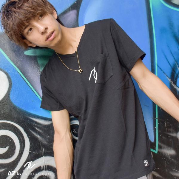 Tシャツ メンズ 半袖 ブランド Az By Junhashimoto カットソー 半袖 ジュンハシモト Vネック ロゴ ポケット付き ファッション ポイント消化 Azt Z5v Buyee Buyee Japanese Proxy Service Buy From Japan Bot Online